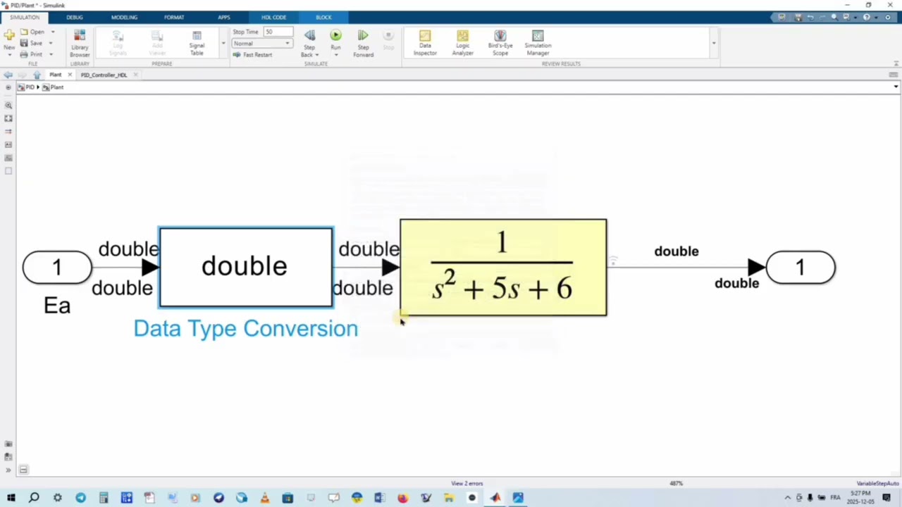 PID Controller Based DC Motor Using FPGA-in-the-Loop Verification🟦 Dr. Ahmed BOUHOUTA