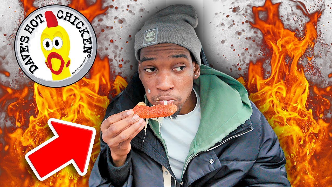 I tried Dave's NEW Hot Chicken Mozzarella Sticks - ALMOST CHOKED!