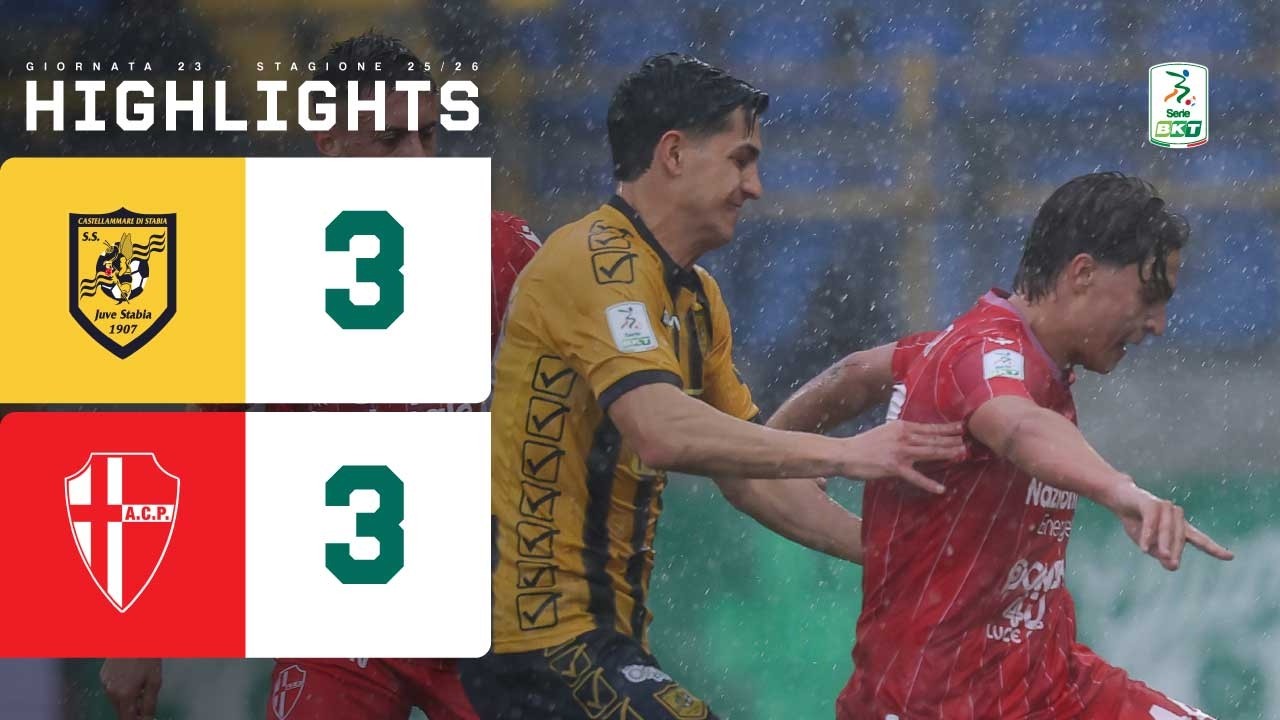 Juve Stabia-Padova 3-3 |PARTITA FOLLE tra le Vespe e i biancoscudati| HIGHLIGHTS Serie BKT