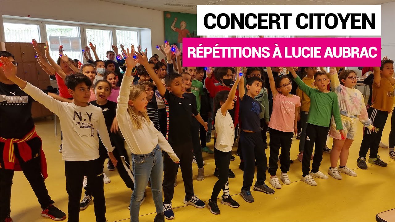 Concert Citoyen 2022 - Répétitions à l'école Lucie Aubrac 🎼