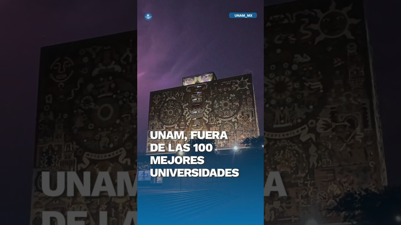 UNAM sale del ranking de las mejores universidades del mundo; rompe racha #Shorts