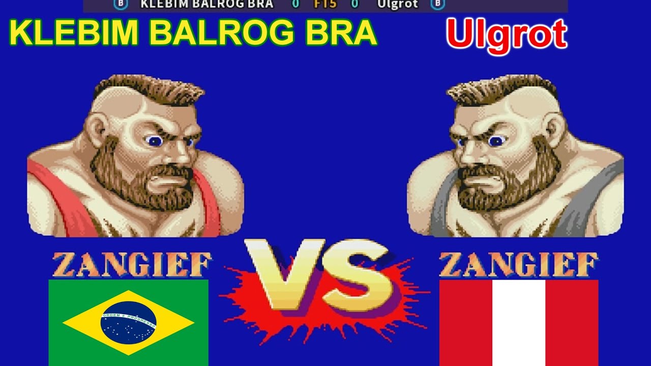 Street Fighter II': Champion Edition - KLEBIM BALROG BRA vs Ulgrot FT5