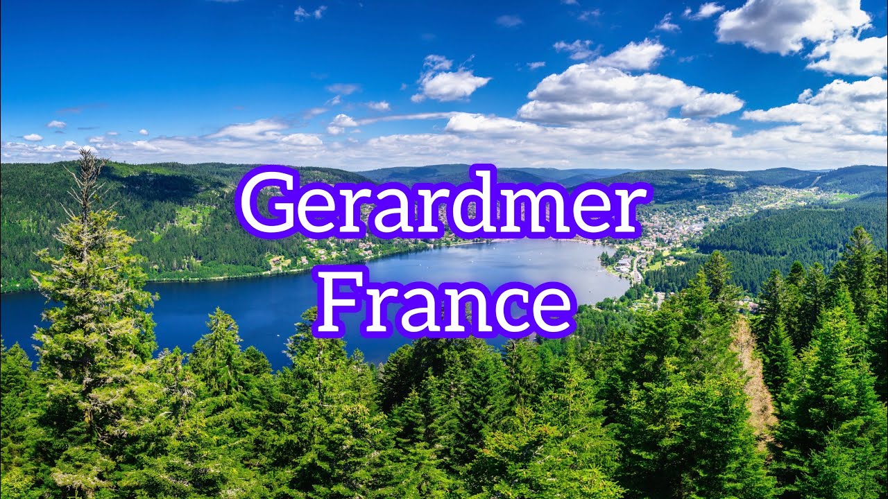 Enchanting Gerardmer: City Promenade With Stunning Lake Views | Le Lac De Gérardmer | ジェラルメ湖を望む街の遊歩道