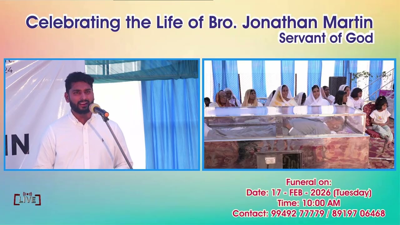 Bro. Melchi Martin S/o Bro. Jonathan Martin Testimony