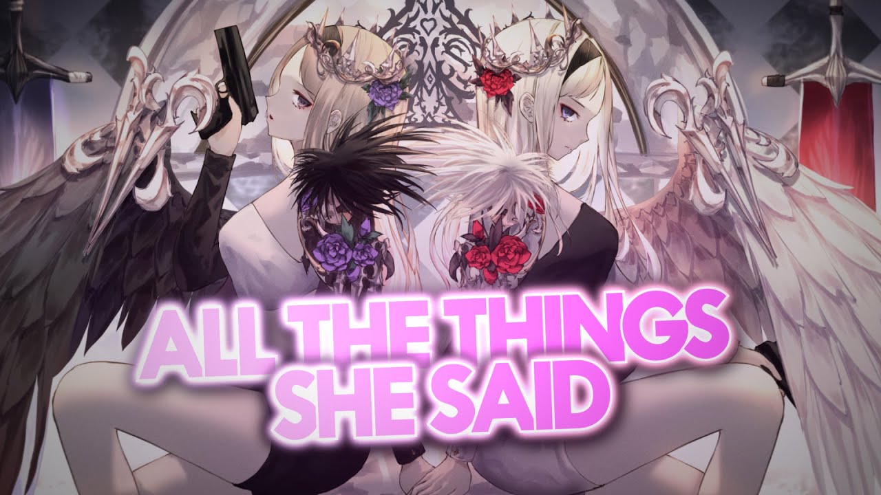 Nightcore - All The Things She Said (Lyrics)