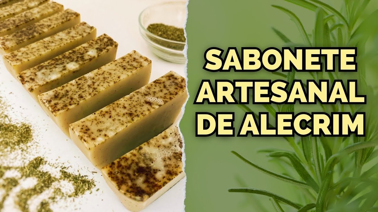 SABONETE ARTESANAL de ALECRIM