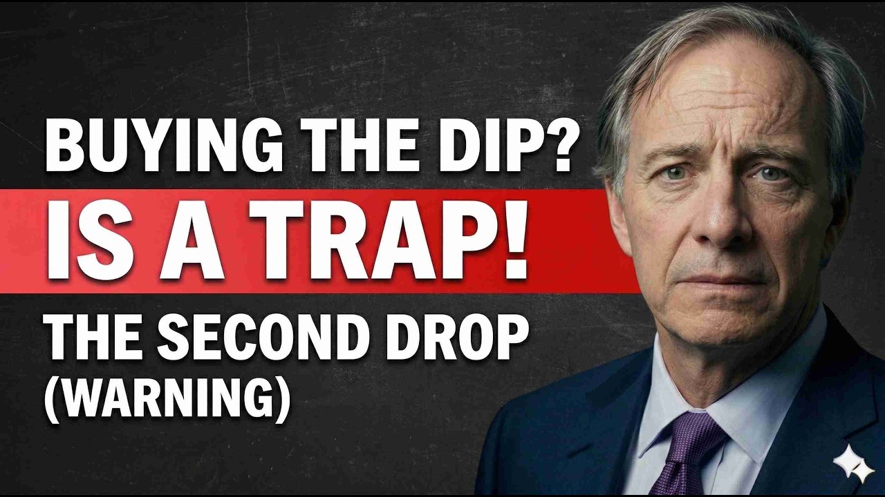 Ray Dalio WARNS: Buying the Dip Right Now Is a Trap — The Second Drop Is the Dangerous One