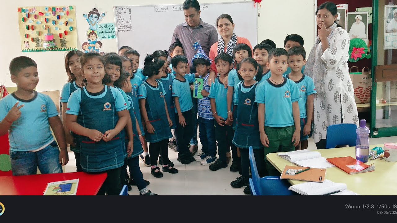Birthday Celebration at School.  🎉🎂প্লে স্কুল এ লাস্ট জন্মদিন উদযাপন Arush এর. 