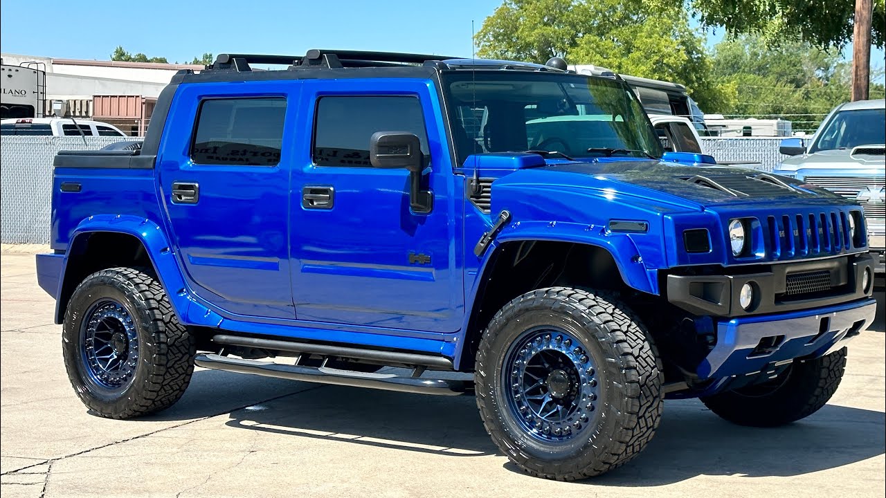 Hummer H2 SUT 2006 года выпуска — Ltd Ed Pacific Blue — пробег 31 тыс. миль