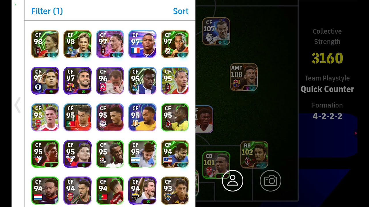 استعراض حساب احد المتابعين من اقوي الحسابات بدون شحن في efootball 2026