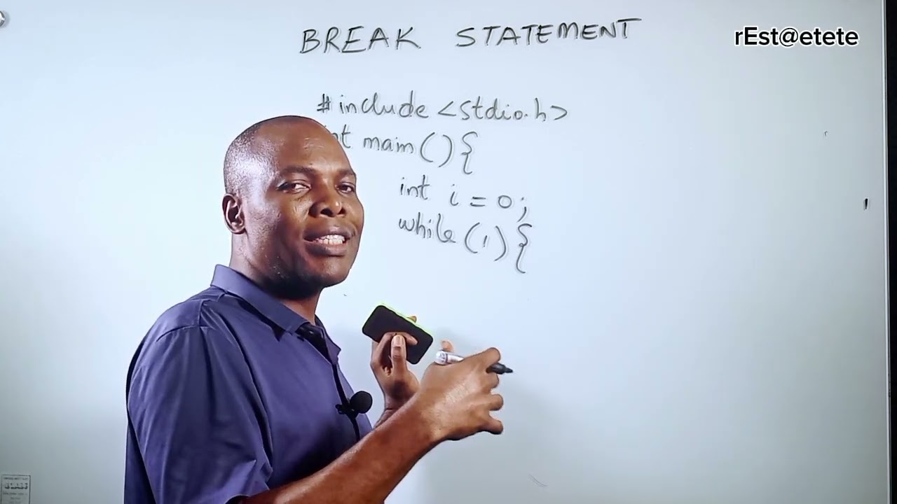 Break Statement: Defining the Exit Point in C. #C042 #education #everyone