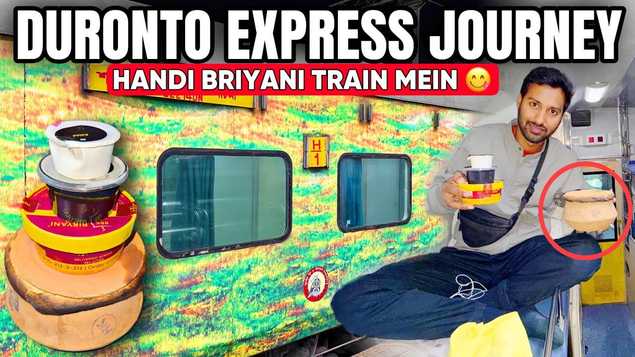 *Handi Briyani Train Mein*😋 Duronto Express Train Journey