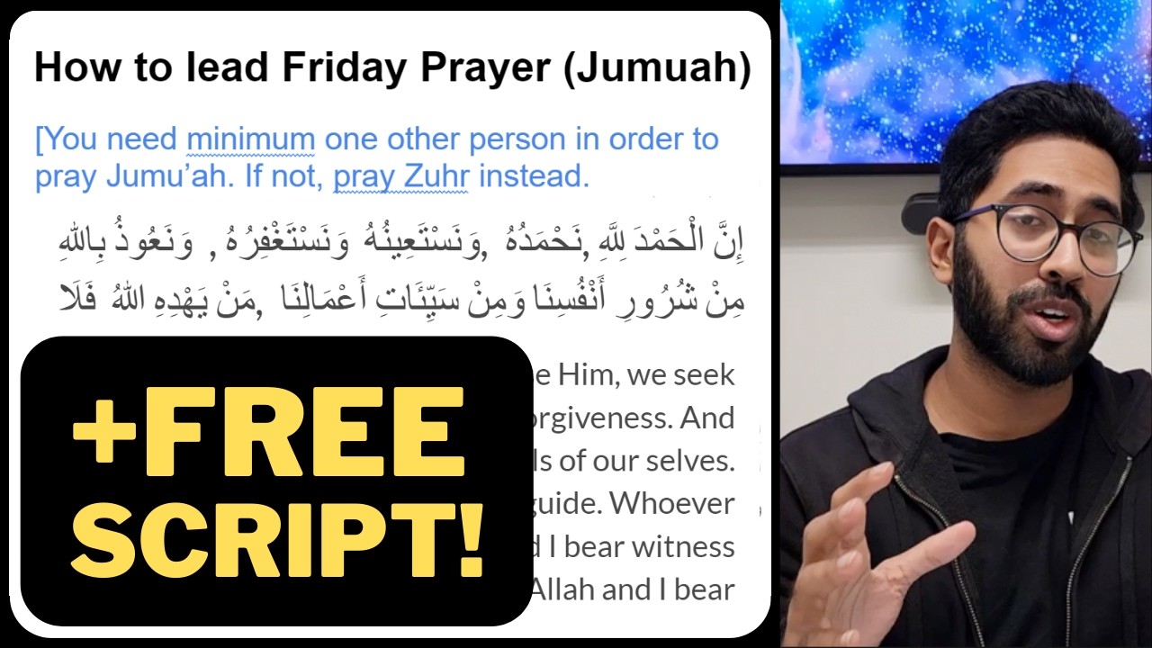 How to Lead Friday Prayer (Jummah Prayer) [Script Included]