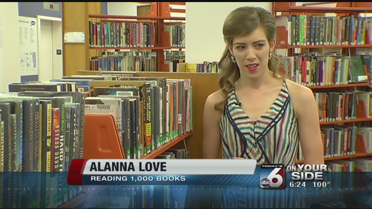 Woman reads nearly 1000 books for 25th birthday