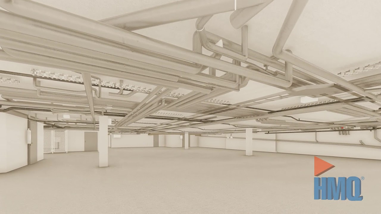 Aarau, Migros Igelweid, 3D Modell mit Haustechnik