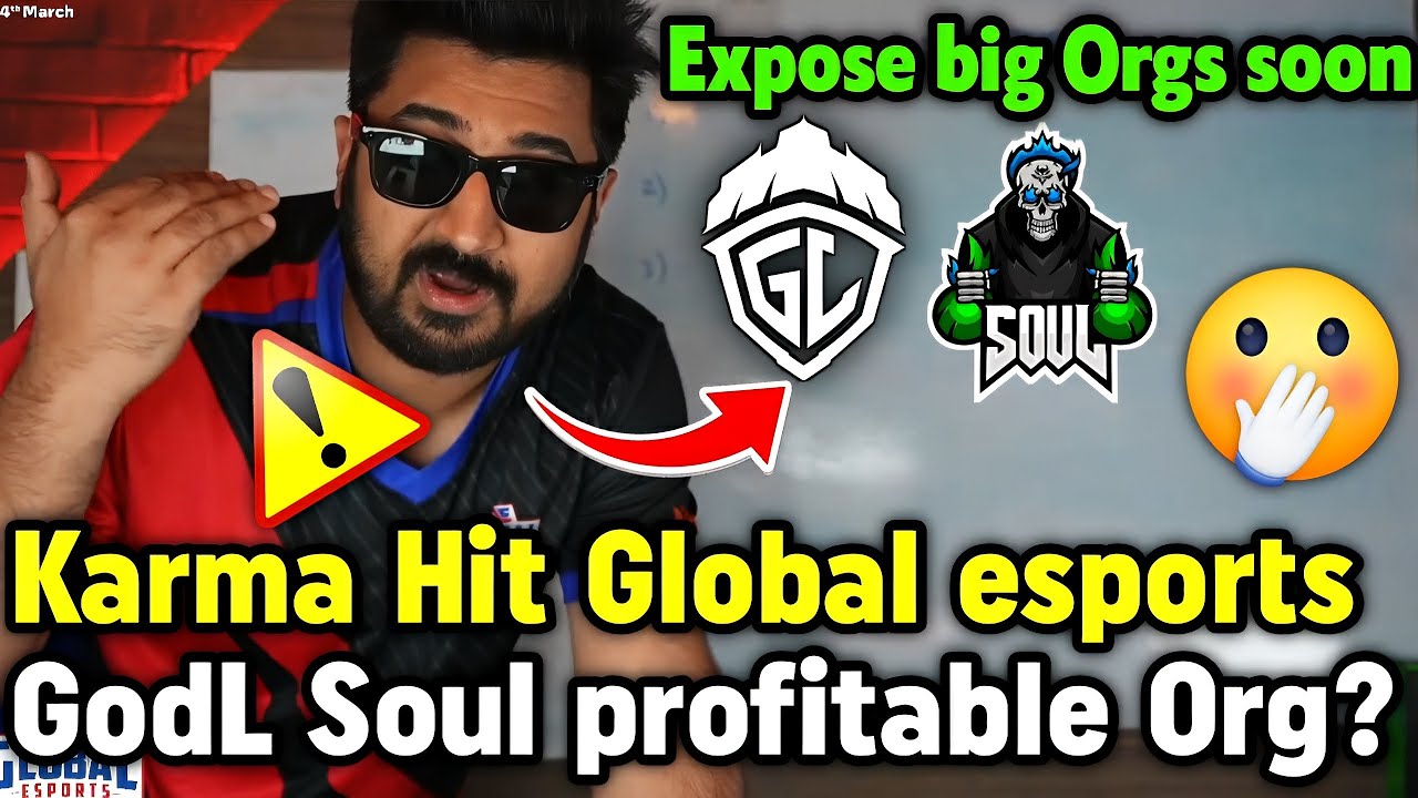 Rushindra Sinha on podcast karma Hit Global esports 😱 Only Godlike Soul profitable Orgs? 🤔