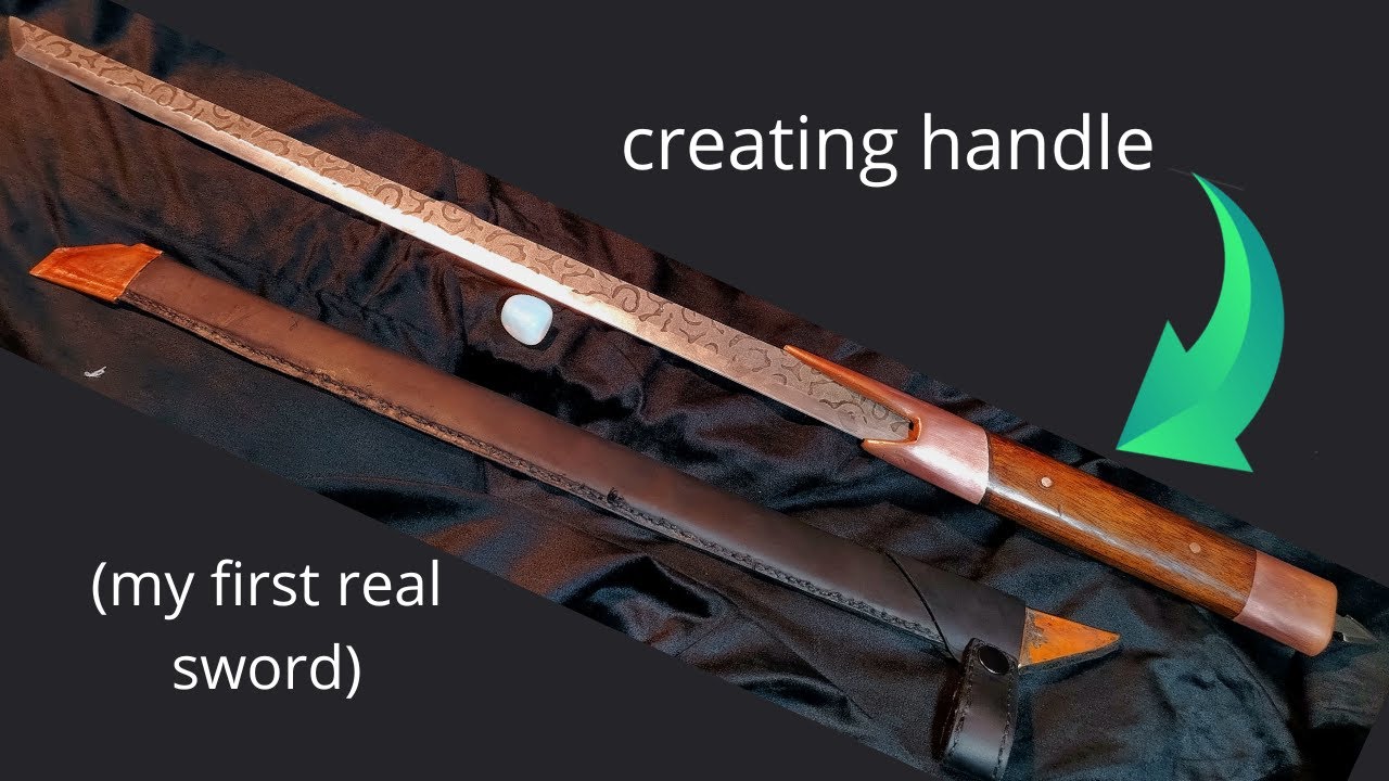 creating handle for chokutō (my first steel sword)