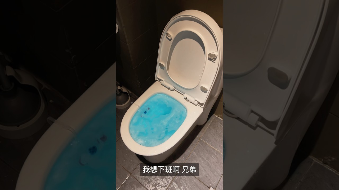 馬桶堵住要怎麼辦？一個塑膠袋無痛搞定👍#馬桶 #馬桶堵塞