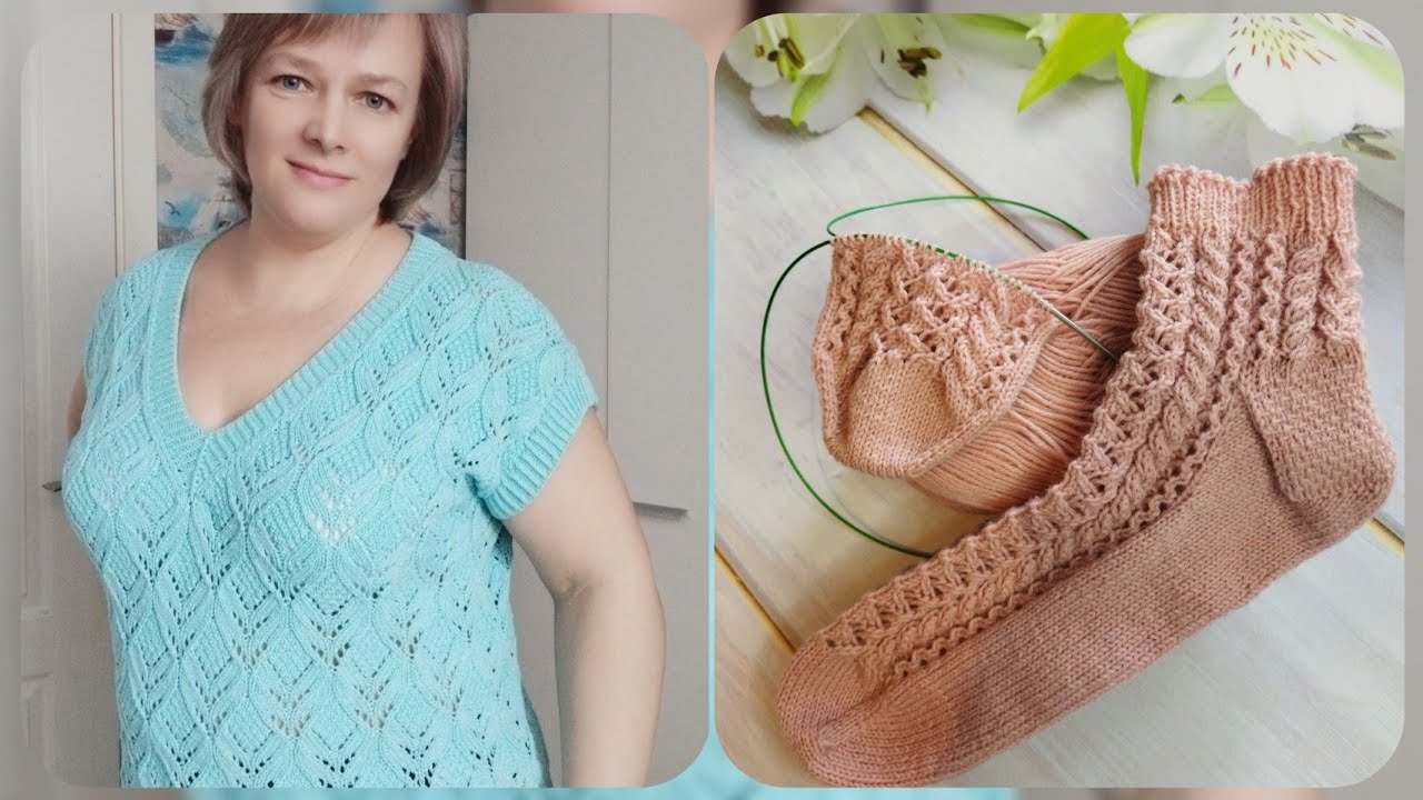 Готовая работа футболка из  Yarn art bamboo! Взялась за долговяз!