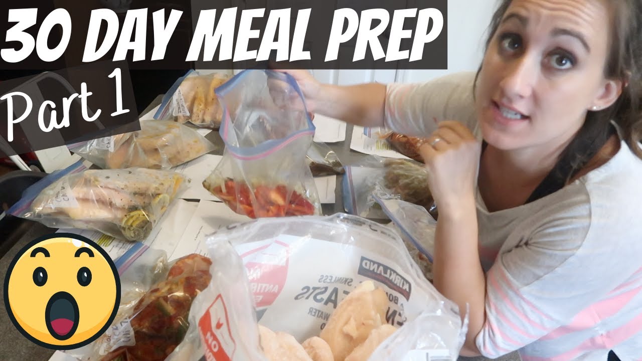 30 DAYS OF FREEZER MEALS | Whole 30 approved recipes | Part 1 | Cook with me