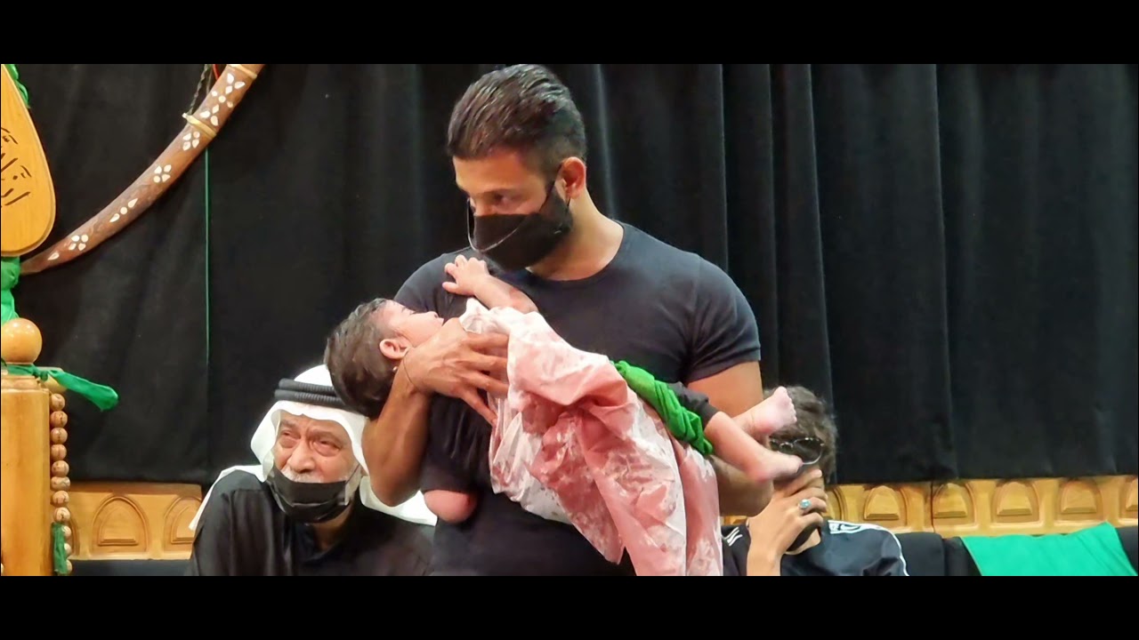نعي مؤلم مفجع ليلة 10 محرم 1443/ عبدالله الرضيع عليه السلام سماحة الشيخ ماجد الطرفي