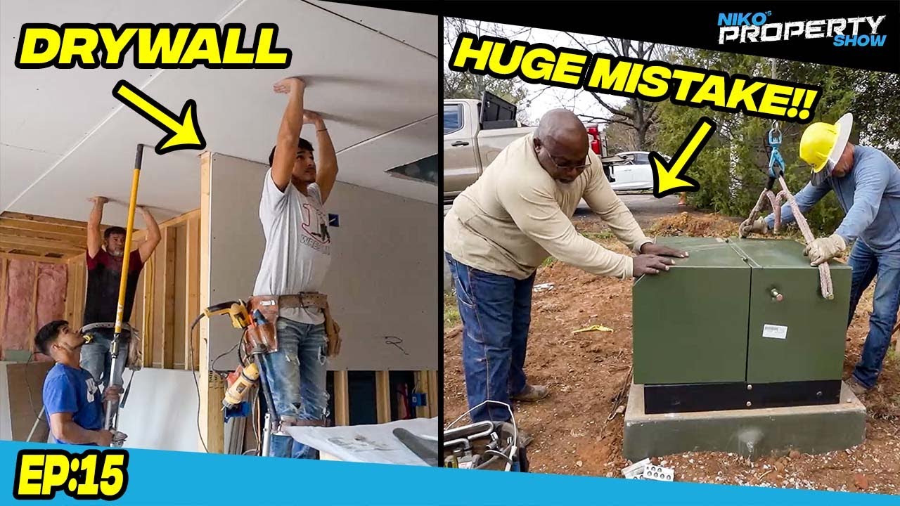 HUGE MISTAKE!! Insulation & Drywall Install | - Building a House | $475,000 Duplex Build | EP 15