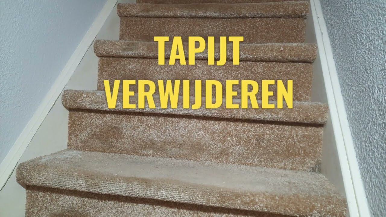 TAPIJT VERWIJDEREN