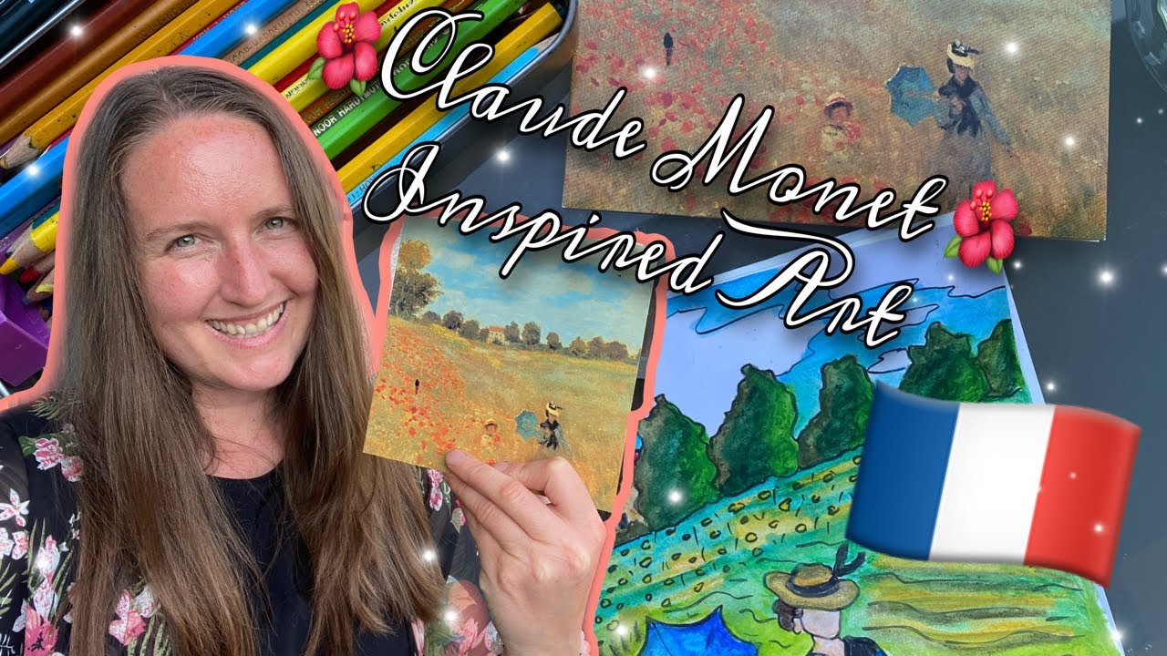 Being inspired by Claude Monet in France, Artist travel adventure and tips for Watercolor pencil use
