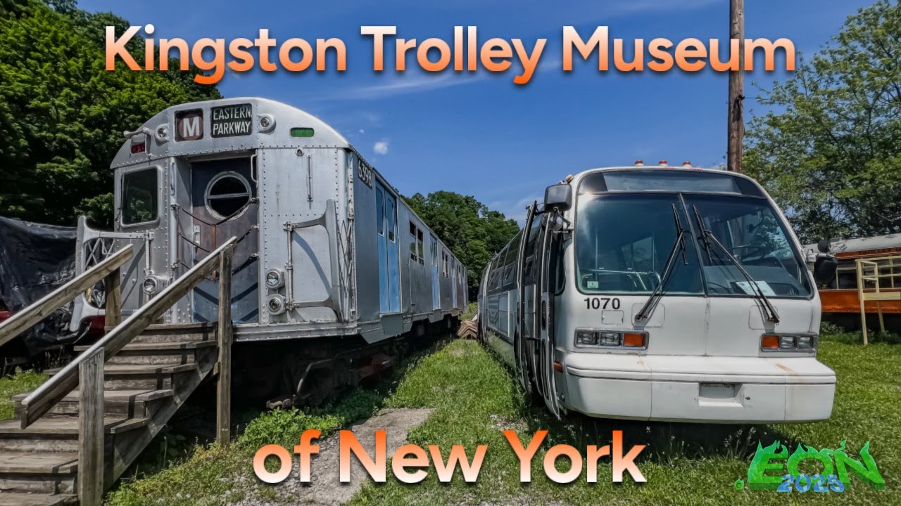⁴ᴷ Preserved Rapid Transit at The Kingston Trolley Museum of New York (6/21/25)