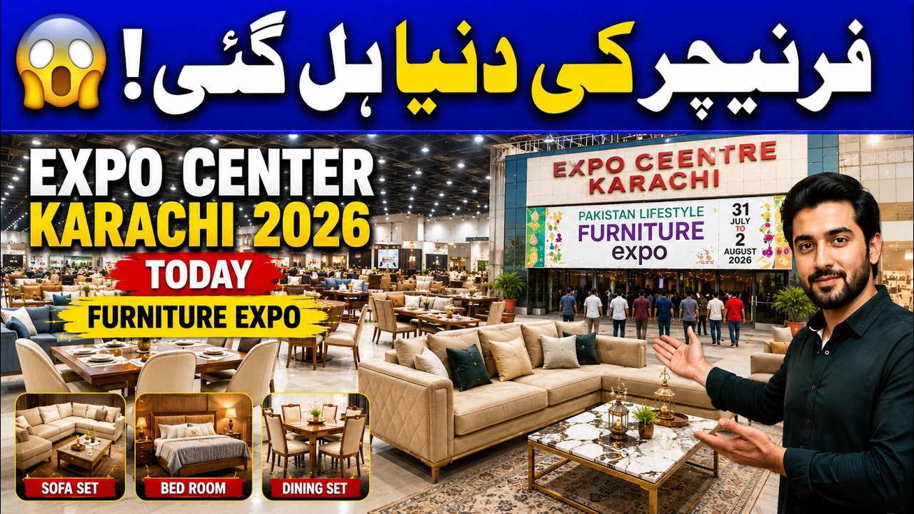 Expo Center Karachi 2026 Today 😱 Furniture Expo Mein Itni Sasti Prices? 🛋️