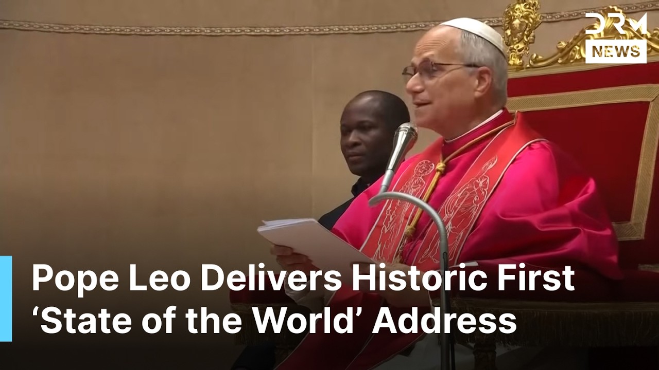 FULL SPEECH: Pope Leo Delivers First ‘State of the World’ Address to Envoys From 184 Nations | AK1G