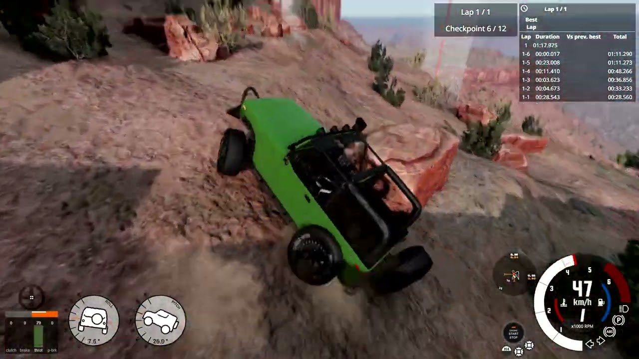 BeamNG | Climbing Utah - 2:07.008