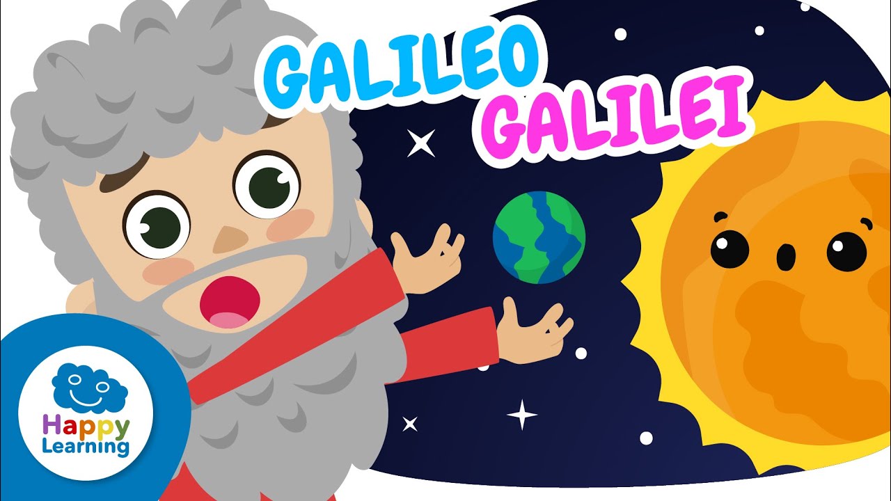 🪐GALILEO GALILEI | ¡Descubrió 4 LUNAS en JÚPITER! | Vídeos Educativos para Niños | @HappyLearningES