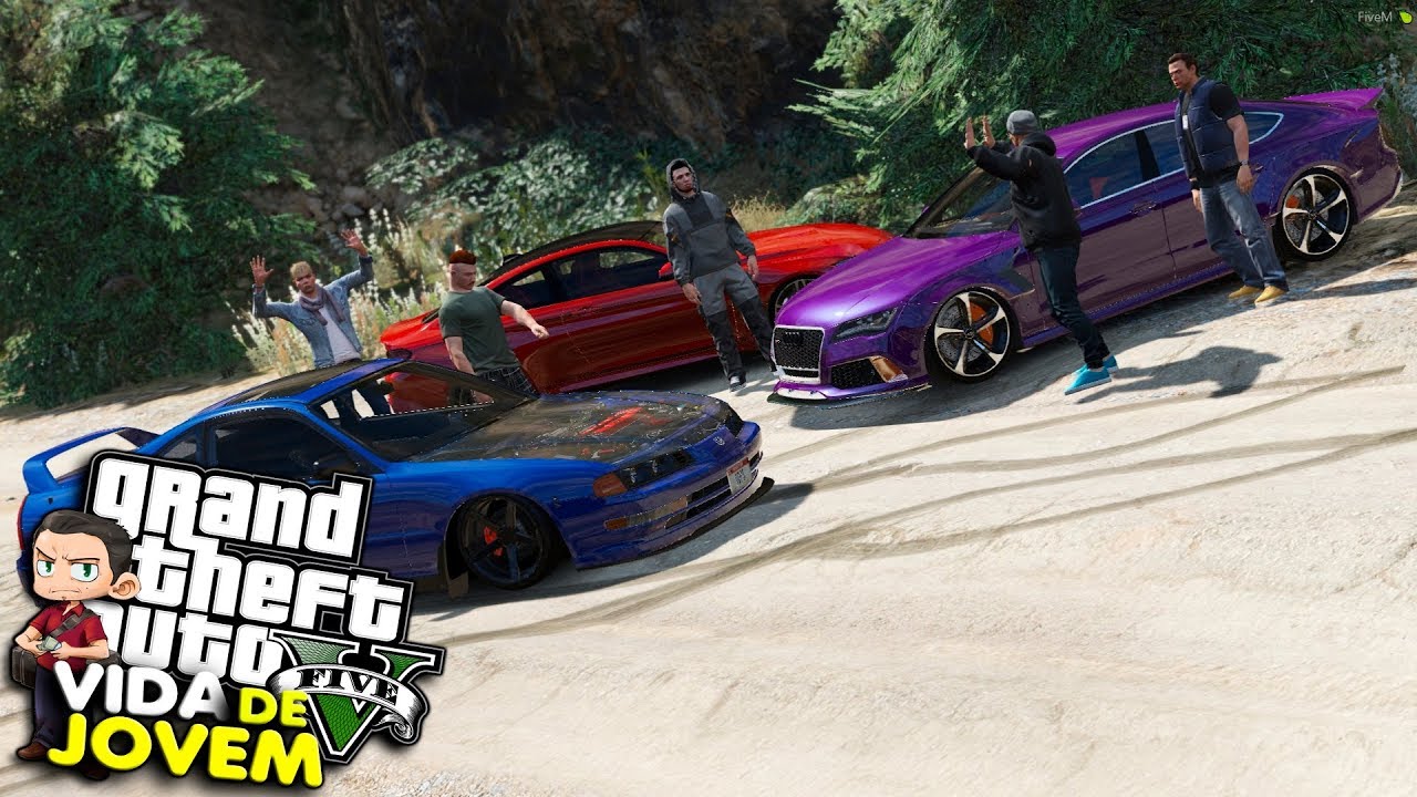 GTA V : VIDA DE JOVEM - DAVID FOI DESAFIADO PRO RACHA DE RUA !! #42