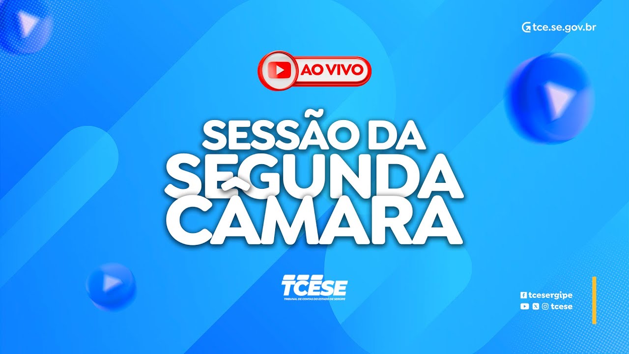 Sessão da Segunda Câmara do TCE - 18 de março de 2026