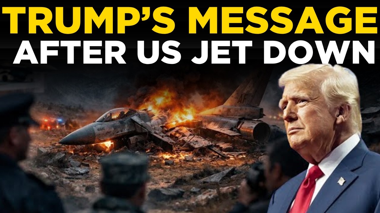 BREAKING NEWS: US Jet Shot Down, Trump Delivers Urgent Message LIVE | US Jet Downed