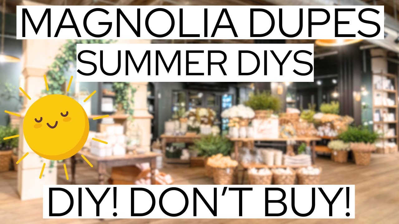 💰SAVE MONEY on this gorgeous multi-Seasonal Magnolia Home DIY Decor Dupe | Summer DIYs