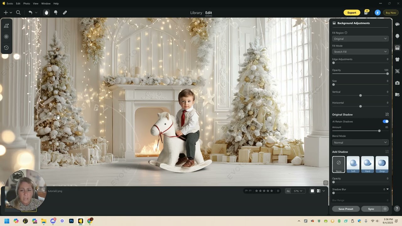 Backdrop Changer Tutorial in Evoto
