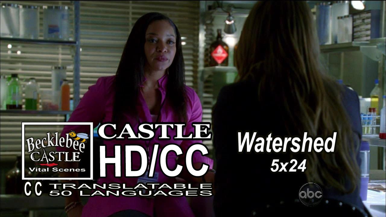 Castle 5x24 Beckett and Lanie Girl Talk 