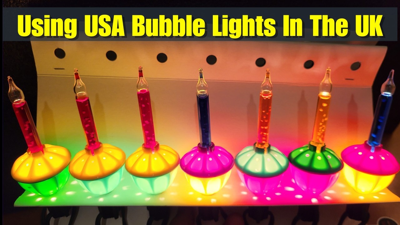 How to Run US Bubble Lights in the UK