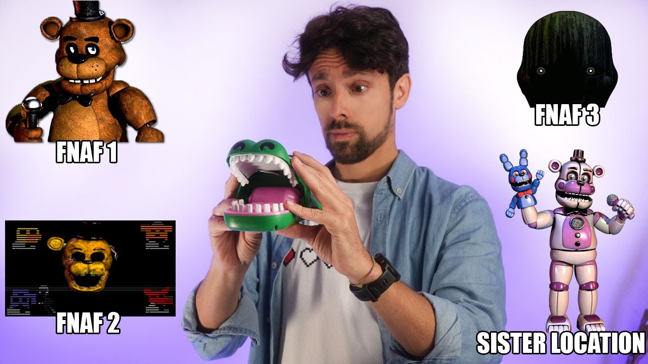 Making the sounds of Five Nights at Freddy's 1, 2, 3 and Sister Location