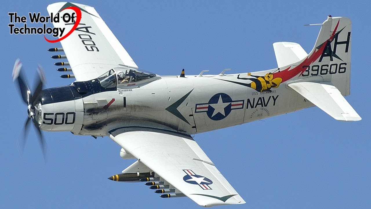 Douglas AD (A-1) Skyraider Bomber Plane