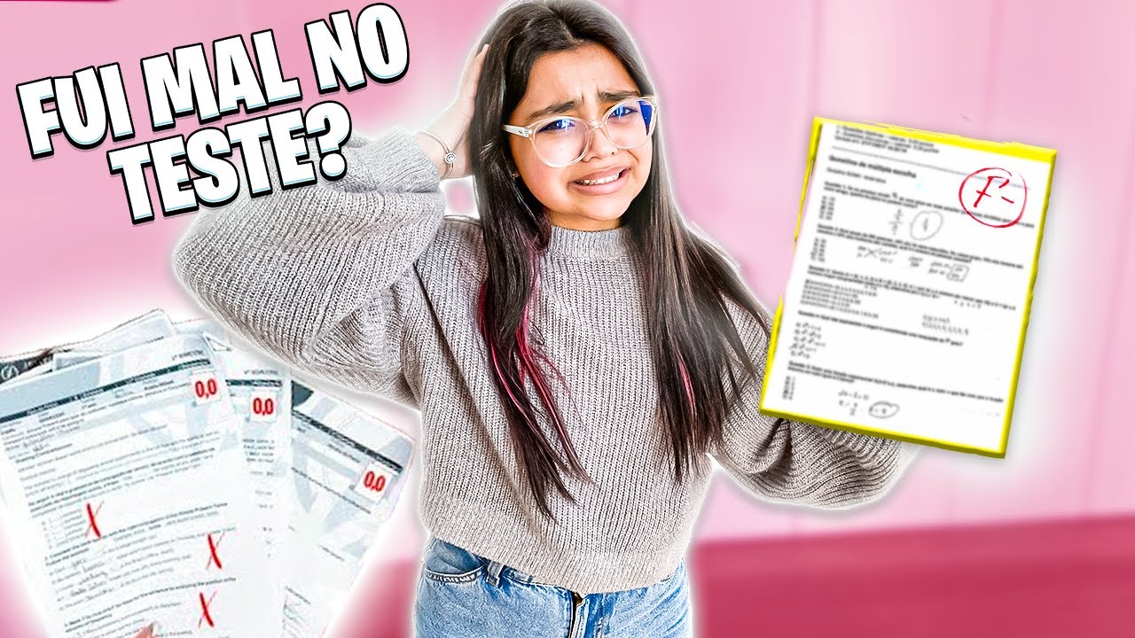 FUI MAL NO TESTE NA ESCOLA?!