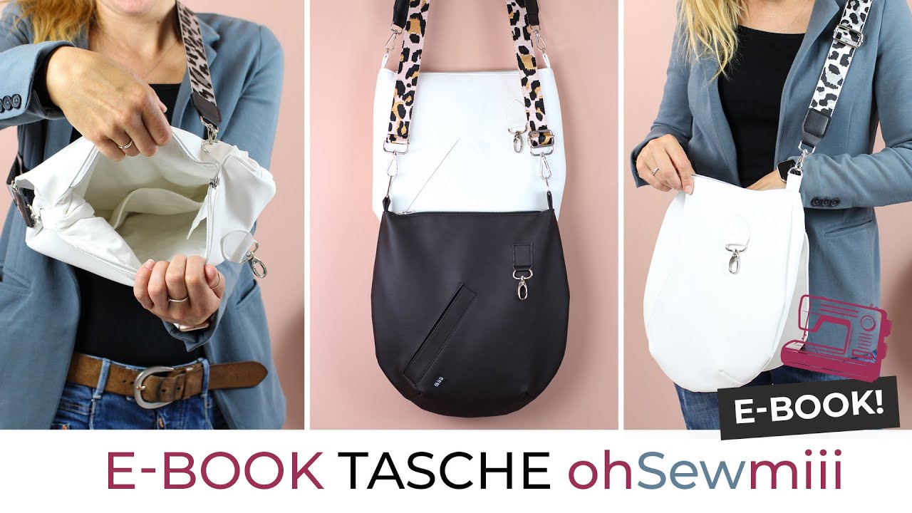 Tasche nähen ♥ Nähanleitung E-Book OhSewmiii | Stoffe Hemmers