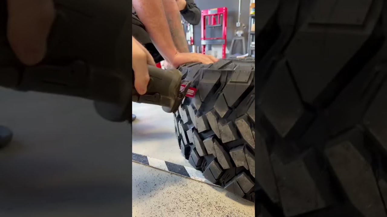 Mud Tire vs Sawzall #shorts