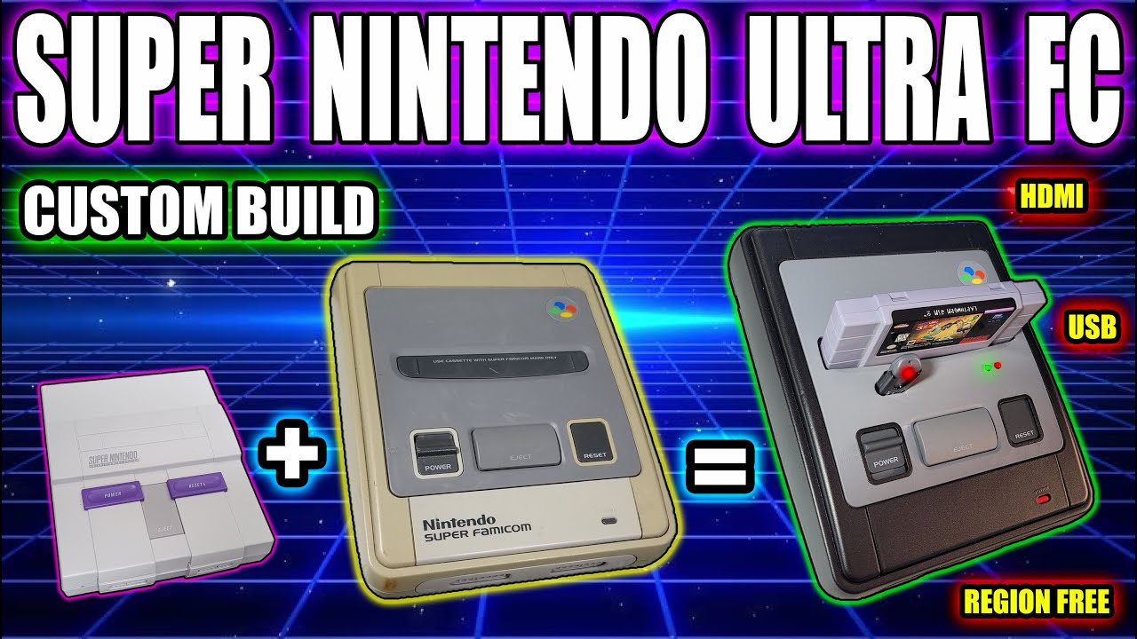 Super Nintendo Ultra FC - Custom build using SNES Classic Edition, Super Famicom & Classic 2 Magic