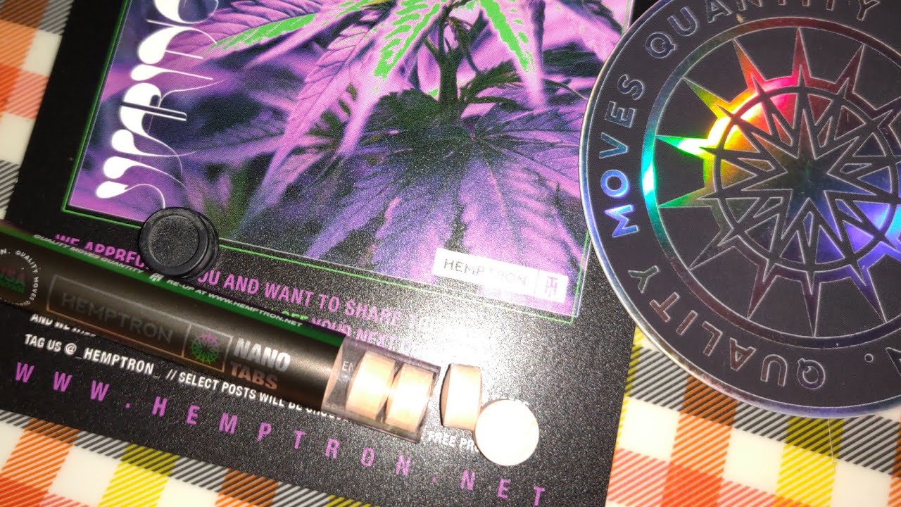 Hemptron Delta 8 THC Nano Tabs review! 10mg per tab, perfect way to micro dose! ☺️☮️