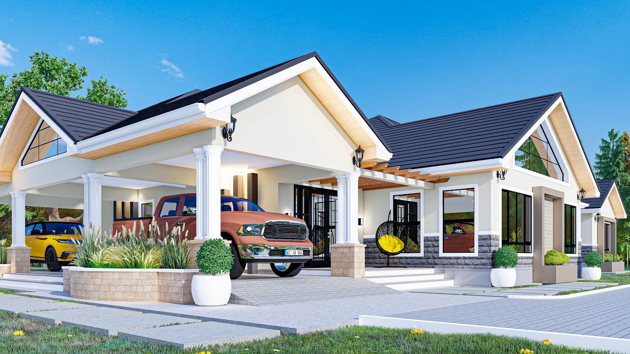 Adorable 5 Bedroom House Designs With Floor Plan