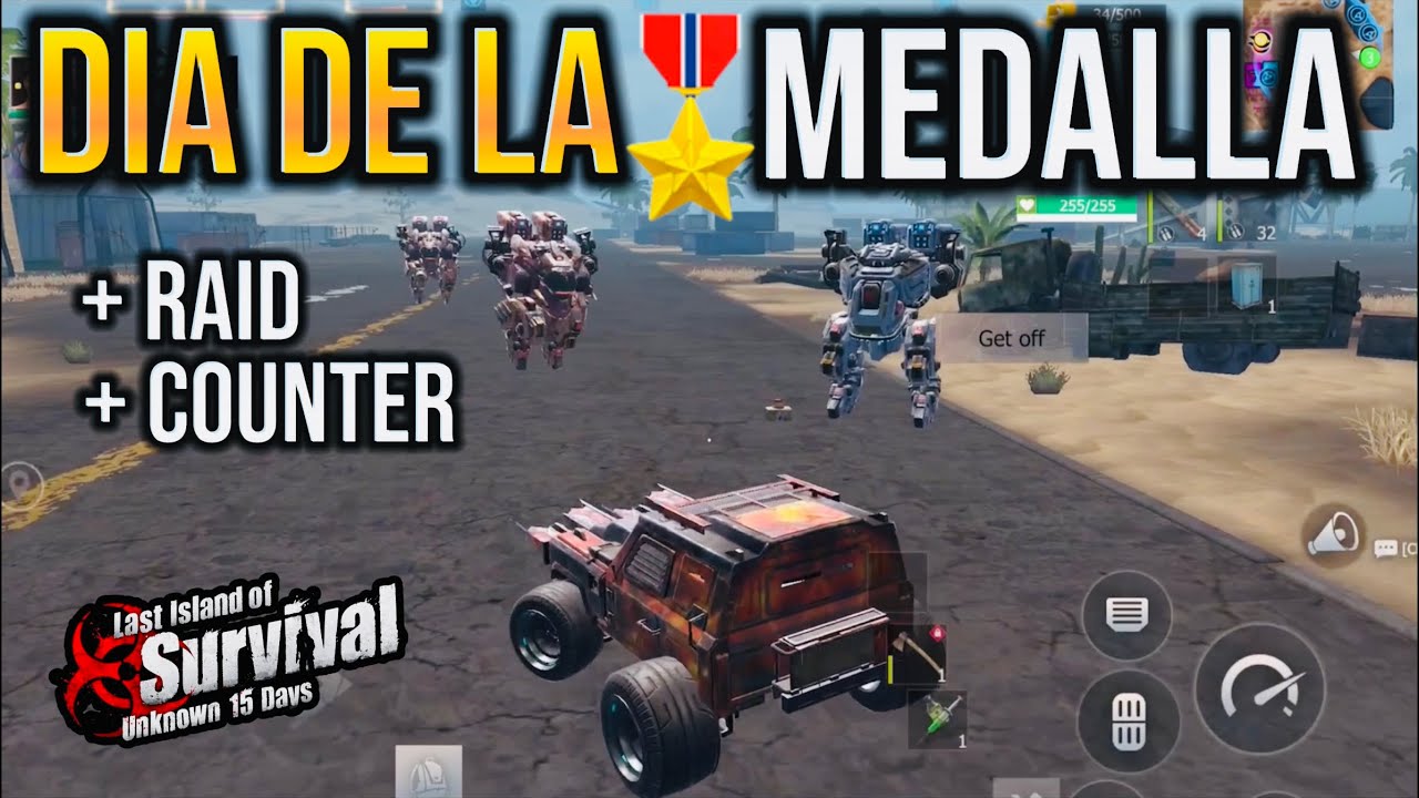 DIA DE LA MEDALLA CONTRA LEGION MECHA WARRIORS- Last island of survival