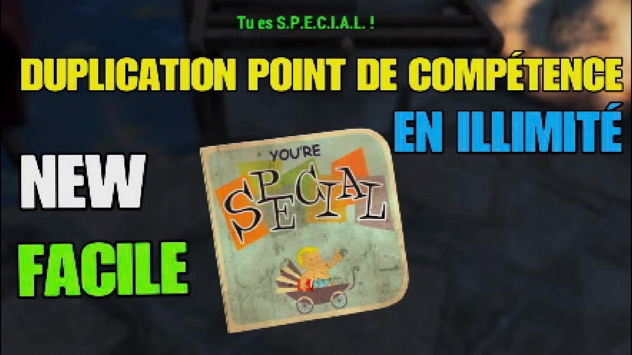 GLITCH DUPLICATION COMPÉTENCE  FALLOUT 4